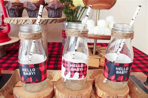 Lumberjack Baby Shower Party Ideas Photo 1 Of 16 Catch My Party