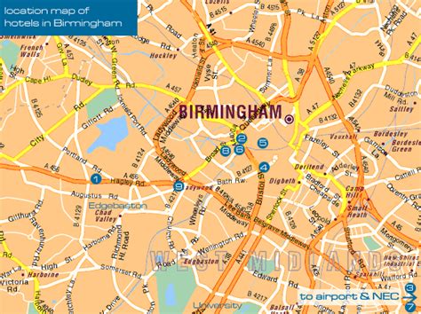 Birmingham Map And Birmingham Satellite Image