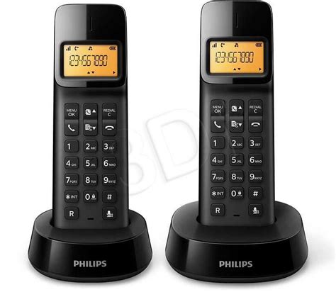 Telefon Bezprzewodowy Philips D1402b53 Czarny 7235741214