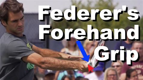 Sometimes it can be helpful to see how other players are holding their racquet to in this section, we'll take a look at the serve grips for roger federer, novak djokovic. Roger Federer's Forehand Grip Revealed - Forehand Tennis ...