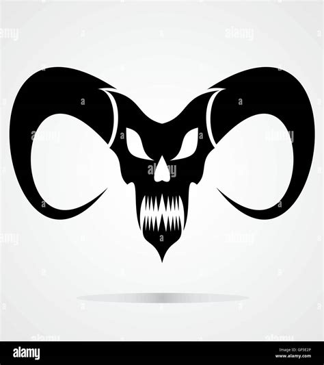 Black Demon Skulls Stock Vector Image And Art Alamy