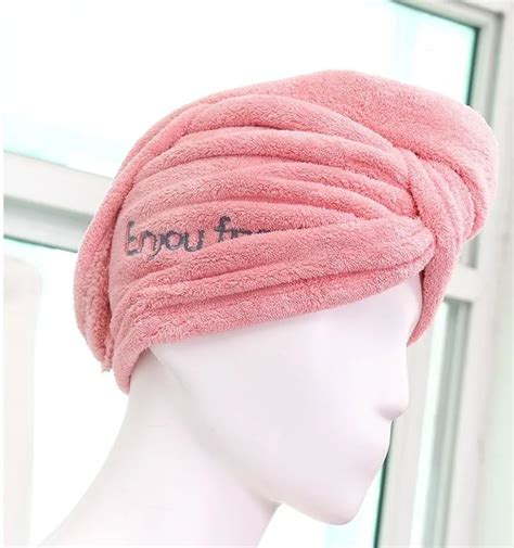 Girls Hair Drying Hat Quick Dry Hair Towel Cap Hat Bath Hat Soft Plush