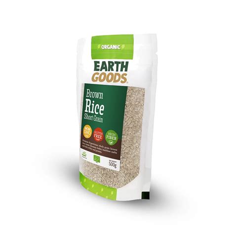 Buy Organic Short Grain Brown Rice 500g Organic And Sustainable