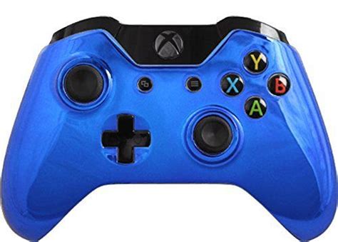 Custom Xbox One Controller Special Edition Blue Chrome Controller Details Can Be Found By