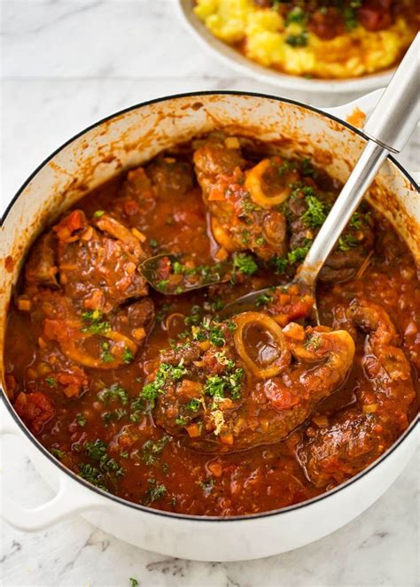 She shows how to tie, braise and simmer veal shanks so as not to boil the. Osso Buco | Recipe | Osso bucco recipe, Veal recipes, Recipes