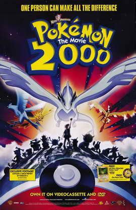 Revisiting former number one movies — at random. Pokemon the Movie 2000: The Power of One Movie Posters ...
