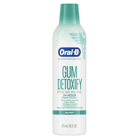 Oral B Gum Detoxify Mouthwash Special Care Oral Rinse 16 Fl Oz