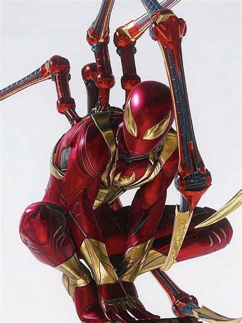 Iron Spider Ironspider Marvel Superheroes Marvel Spiderman Superhero