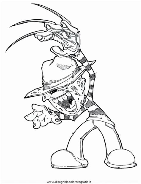 Freddy Krueger Coloring Pages Coloring Home