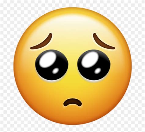Sad Emoticon Png New Iphone Emojis Transparent Png 1000x824