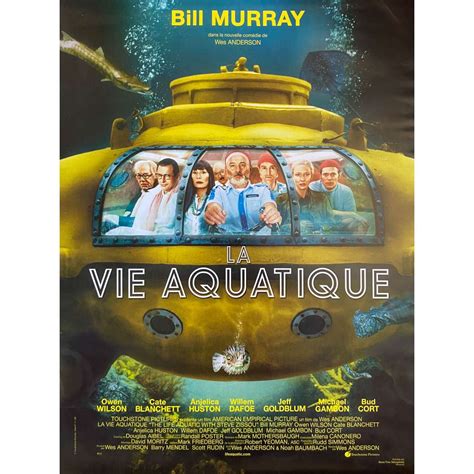 The Life Aquatic With Steve Zissou French Movie Poster 15x21 In 2004