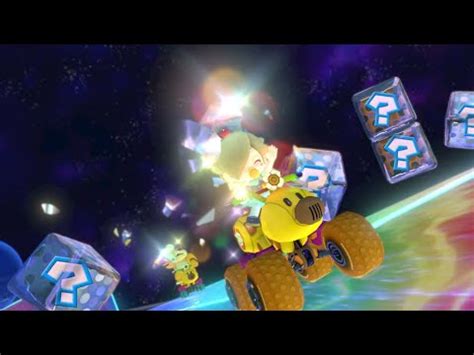 Mario Kart DX Online Baby Rosalina Wild Wiggler Funky Monster Wheels Parafoil YouTube