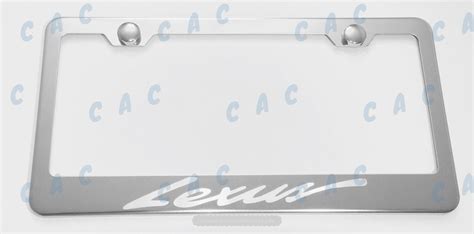 Lexus F Sport Stainless Steel License Plate Frame Rust Free W Etsy