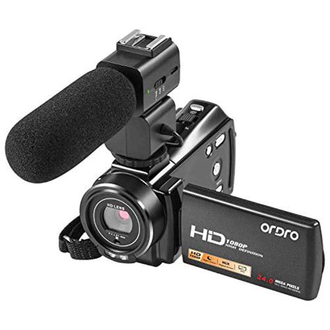 Video Camera Camcorder Fhd 1080p 30fps 24mp Youtube Vlog Camera With