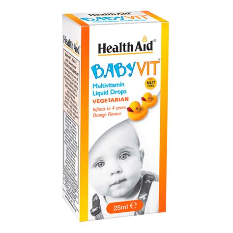 The vitamins for babies are obtained from suitable sources including plants and scientific synthesis. HealthAid Baby Vit Drops - Vitamins For Babies, Vitamin D ...