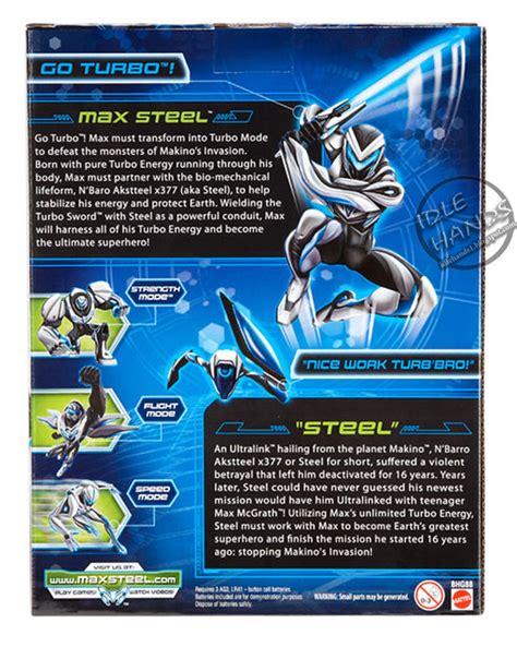 Sdcc 2014 Turbo Charged Max Steel With Weaponized Steel Exclusive