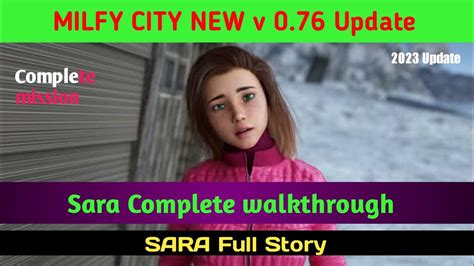 Milfy City { V 0 76 Update } Sara Complete Walkthrough Sara Full Story Whatagaming