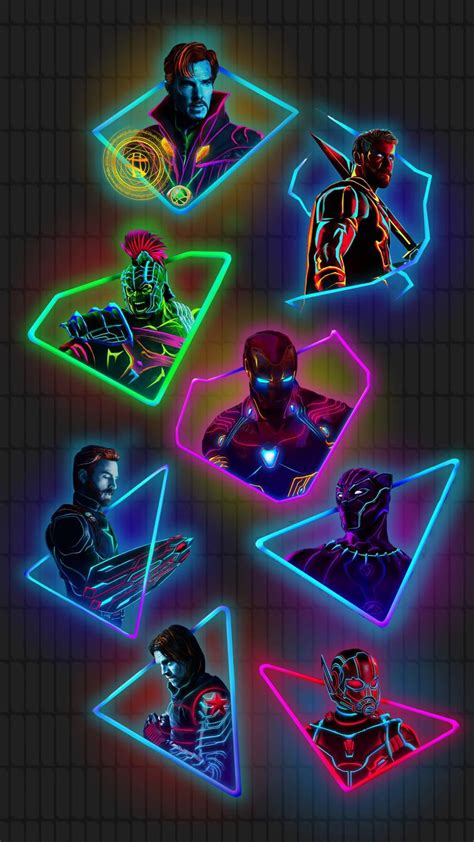 Top 130 Avengers Wallpaper Neon