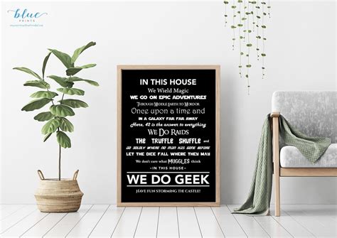 In This House We Do Geek Etsy