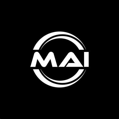 Diseño Del Logotipo De La Letra Mai En La Ilustración Logotipo