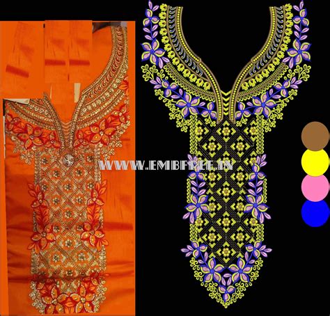 Dress Embroidery Designs Neck Embroidery Dress Embroidery Designs
