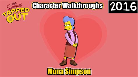 Tsto Mona Simpson Character Walkthroughs Youtube