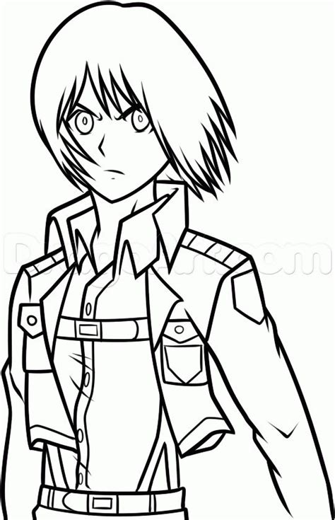 How To Draw Armin From Attack On Titan Armin Arlert Step 8 How To