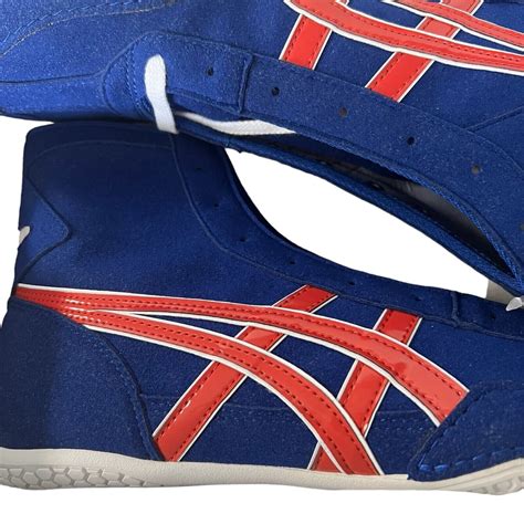 Asics Wrestling Shoes 1083a001 Ex Eo Twr900 Blue X Red X White Made To