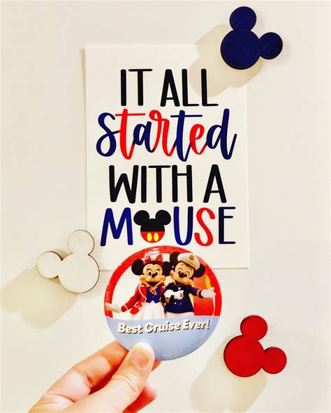 It All Started With A Mouse Quote Prints Inspirational Quote Etsy
