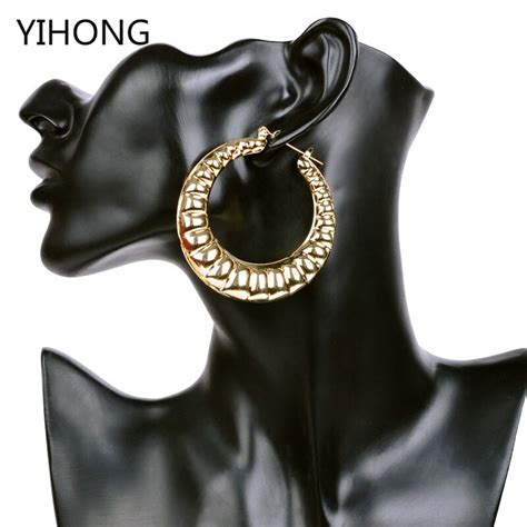 Buy Big Hoop Earrings Basketball Wives Fashion Jewelry