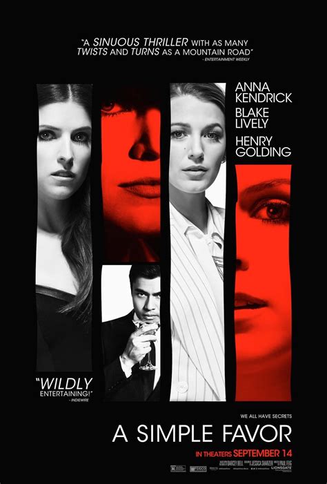 2018, comedy/mystery and thriller, 1h 57m. A Simple Favor DVD Release Date | Redbox, Netflix, iTunes ...