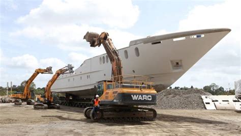 Half Finished Superyacht Salvaged And Up For Sale Nz
