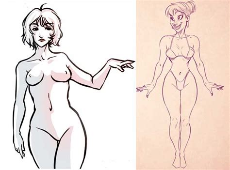 Naked Women Drawing Step By Step Easy And Simple