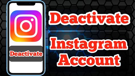 While you have the option to bring back your instagram account by logging back again if it's temporarily deactivated, you can. How to Deactivate Instagram Account Temporarily 2020 - YouTube