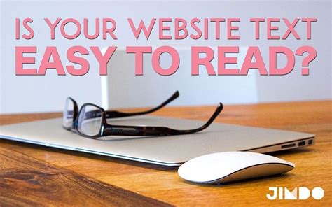 Your Checklist For Clear Readable Website Text Jimdo