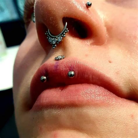 Cute Top Lip Piercings Tumblr