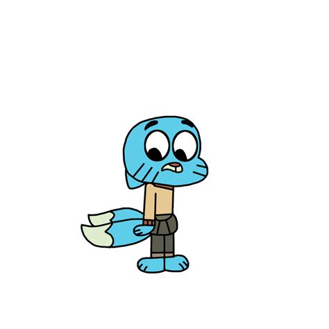 gumball watterson with two tails by marcospower1996 on deviantart