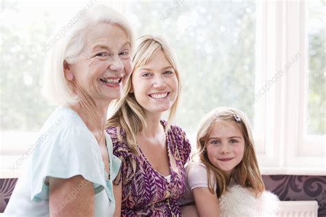 A Grandmother Mother And Daughter Stock Image F0038856 Science Photo Library