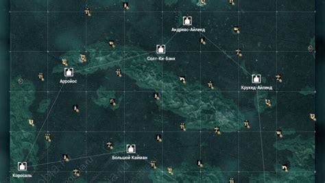 Assassins Creed Black Flag Treasure Map Locations Maping Resources