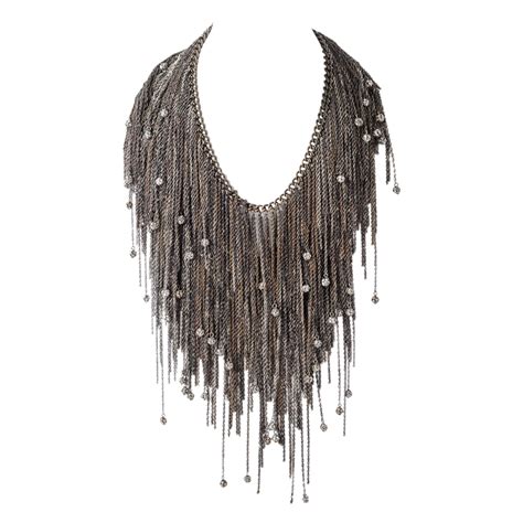 Contact west palm beach marriott on messenger. Large Cascading Necklace by Collette Harmon w Fine Chain ...