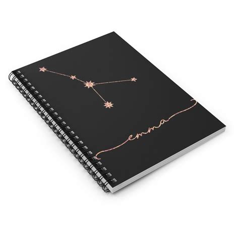 Personalized Notebook Cancer Astrology Sign Zodiac Journal Etsy