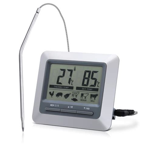 Shop Instant Read Barbecue Grill Thermometer And Large Lcd Display