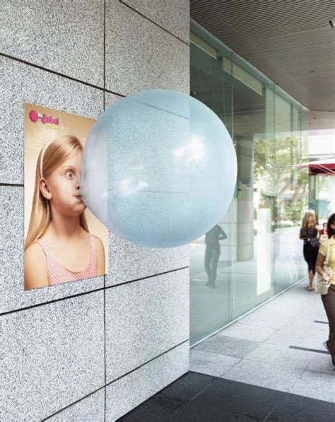 Balloon Blowing Bubble Gum Poster The Big Ad