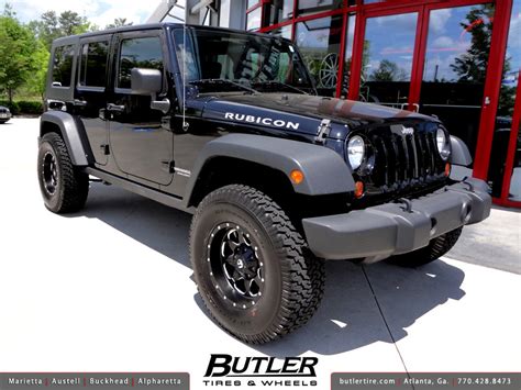 Jeep Wrangler Unlimited With 17in Fuel Boost Wheels And 2in Level Kit