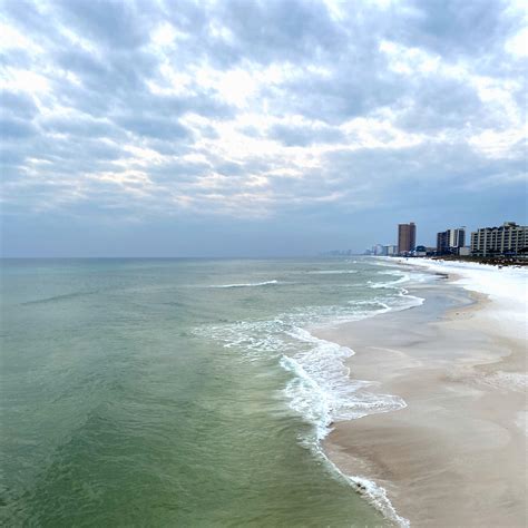 Panama City Beach Fl •••• Almost Empty Shores In The Winter Months So
