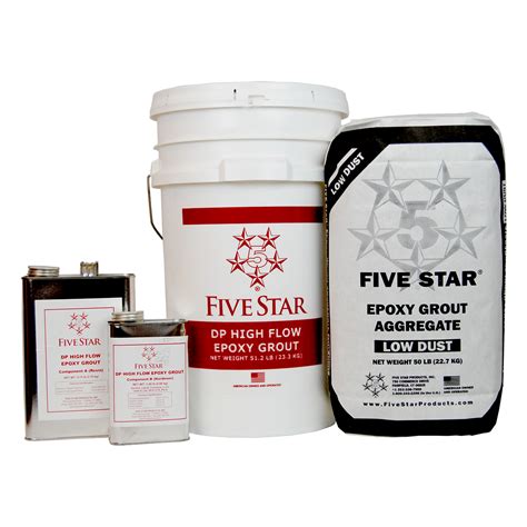 Dp Epoxy Grout High Flow Five Star Products