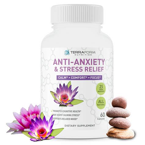 Premium Anxiety And Stress Relief Supplement 60 Capsules TerraForm