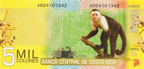 Banknote Index Costa Rica 5000 Colones P276