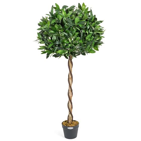artificial bay tree large potted indoor outdoor topiary decoration 3ft 4ft ebay