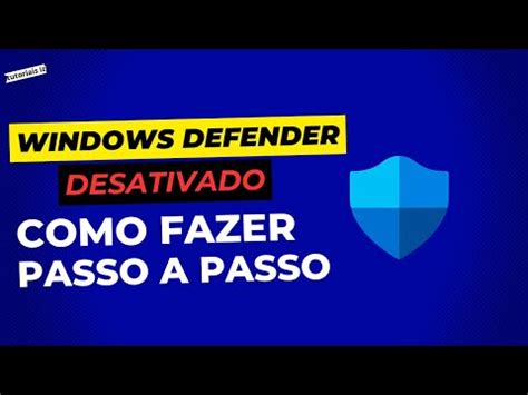 Como DESATIVAR WINDOWS DEFENDER DO Windows 11 da FORMA CORRETA Видео